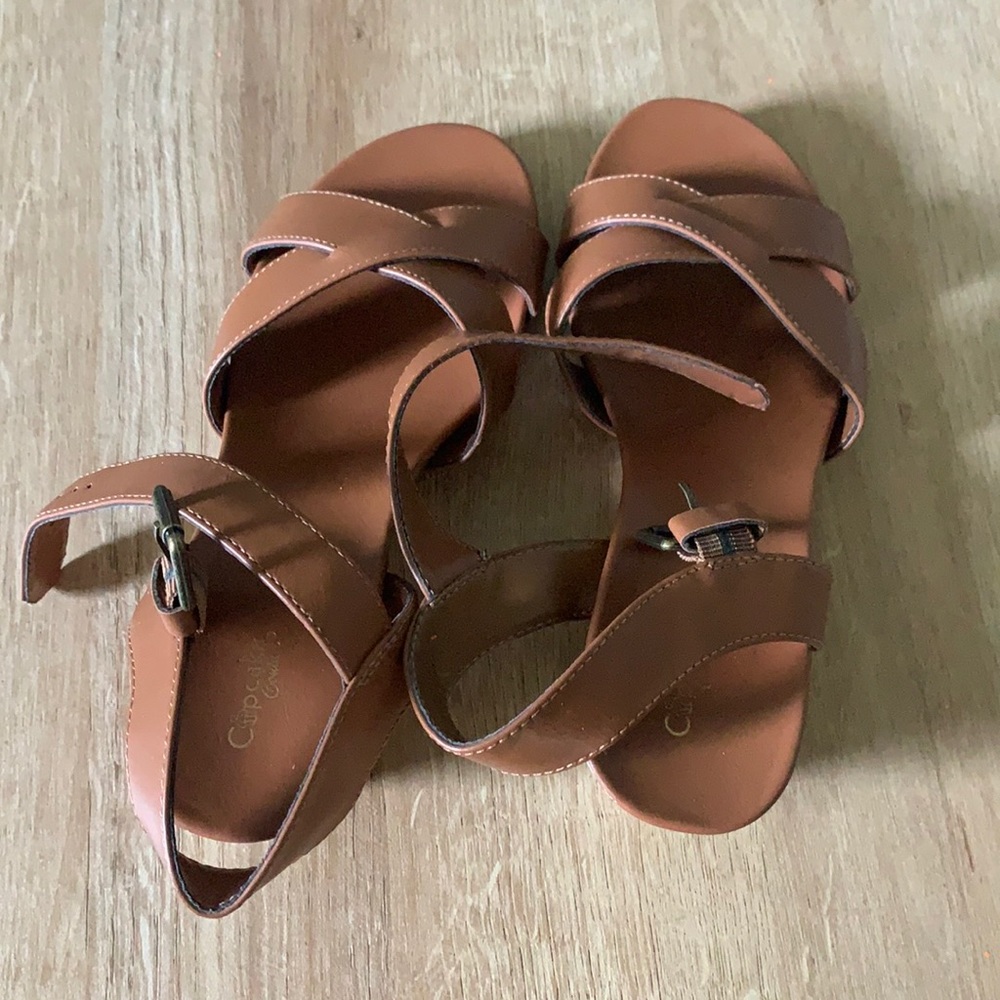 Brown sandals